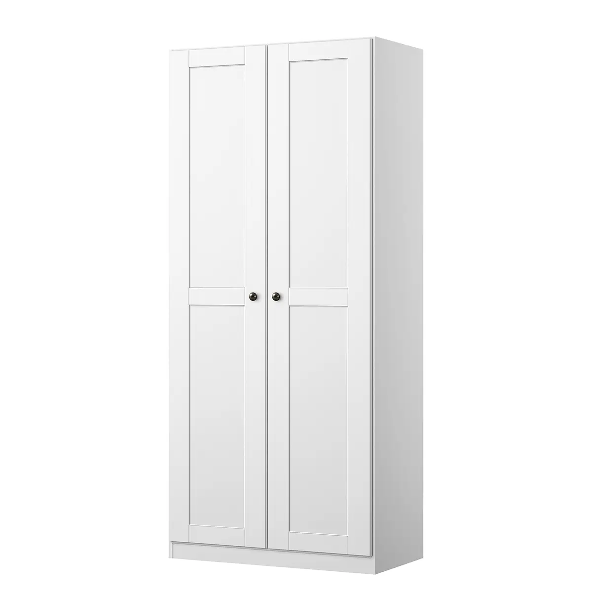 Drehtürenschrank Landhaus I | Weiß