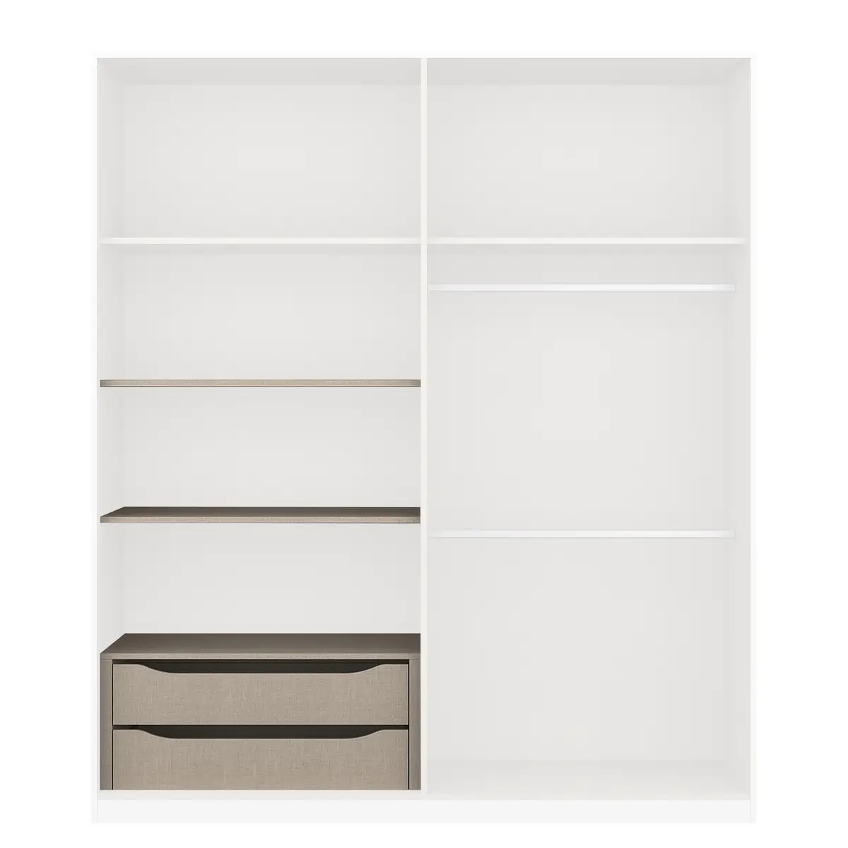home24 Zubehörpaket Drehtürenschrank I | Beige
