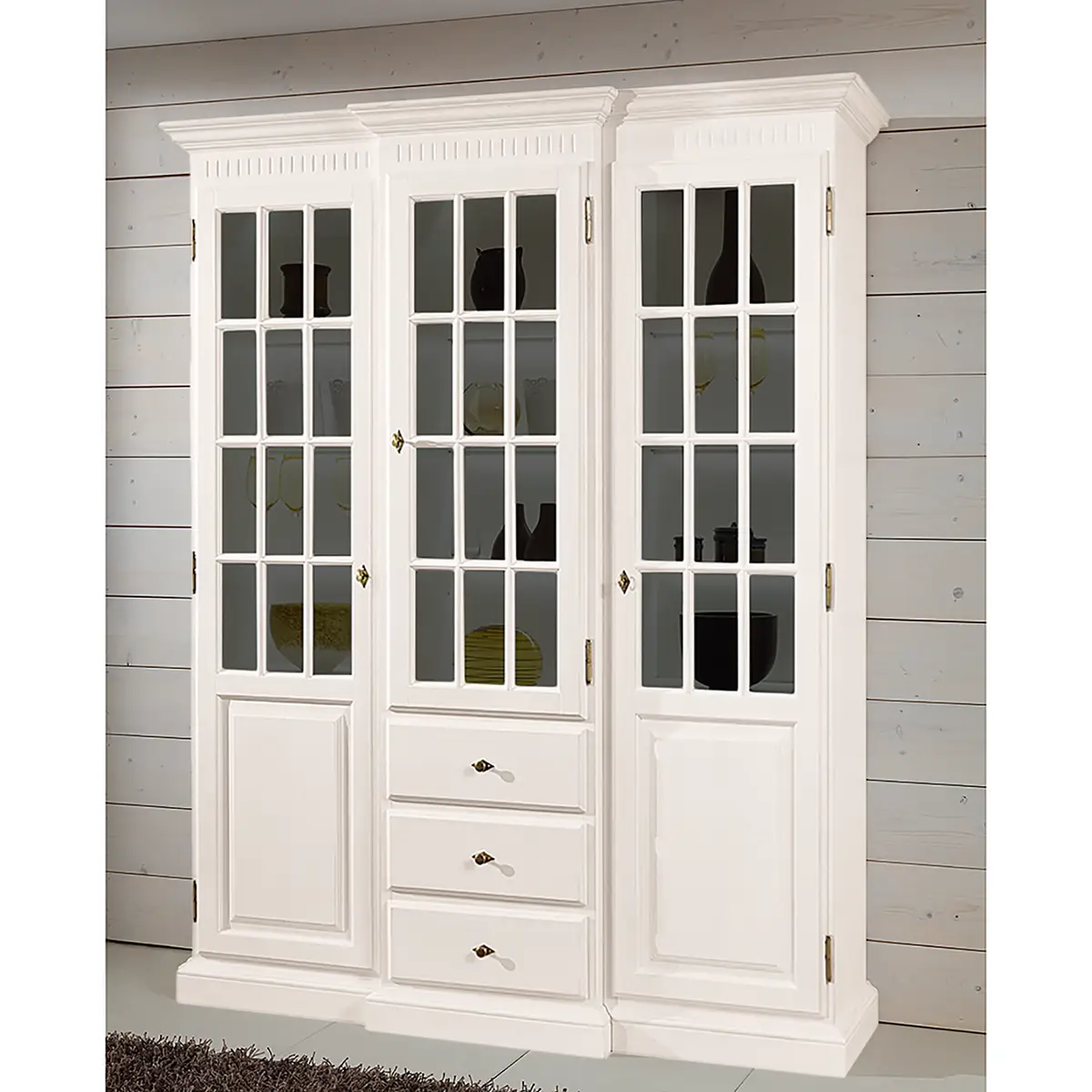 Vitrinenschrank La Carlotta | Braun