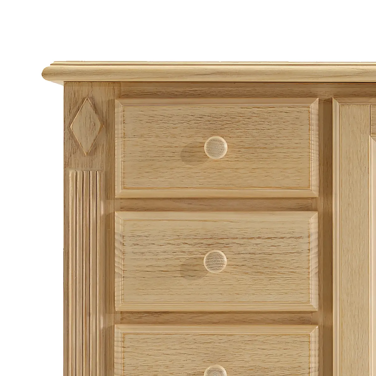 Vitrinenschrank Breddin | Braun