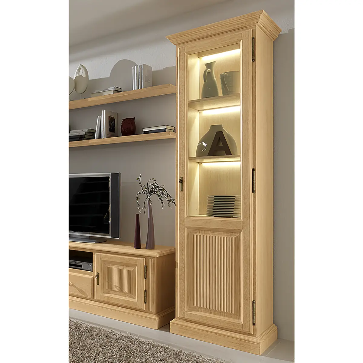 Standvitrine Breddin | Braun