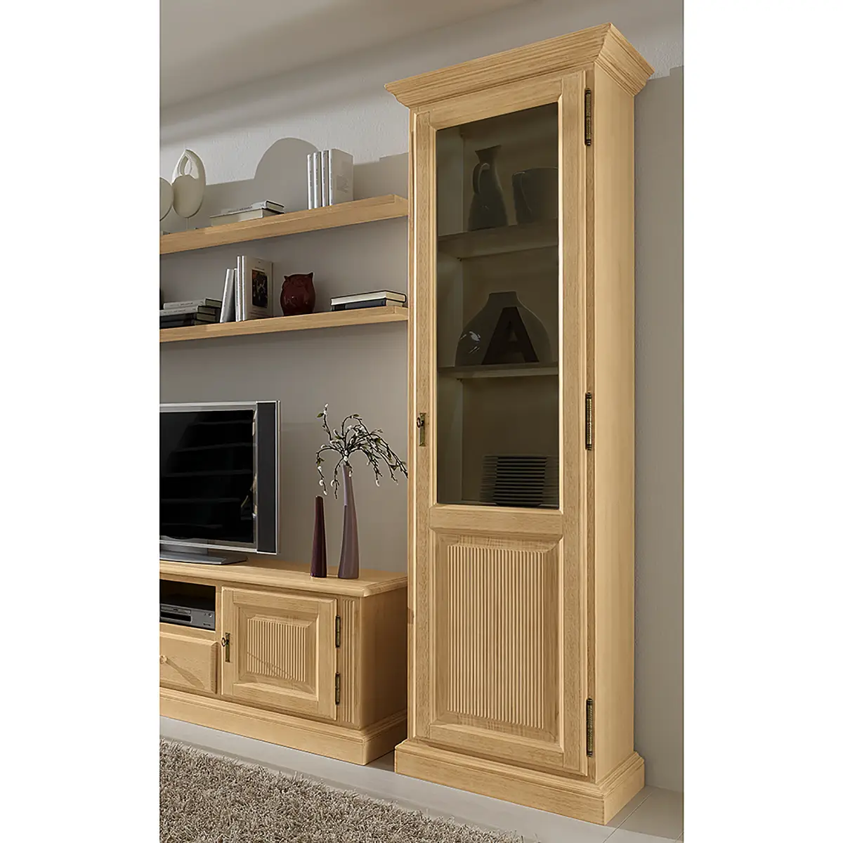 Standvitrine Breddin | Braun