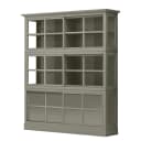 Vitrinenschrank Azjana | Grau