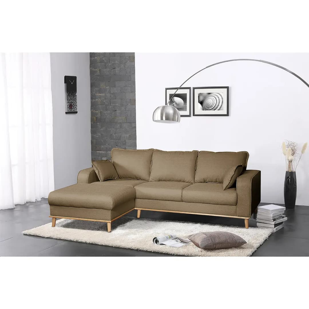 Ecksofa Polia | Braun