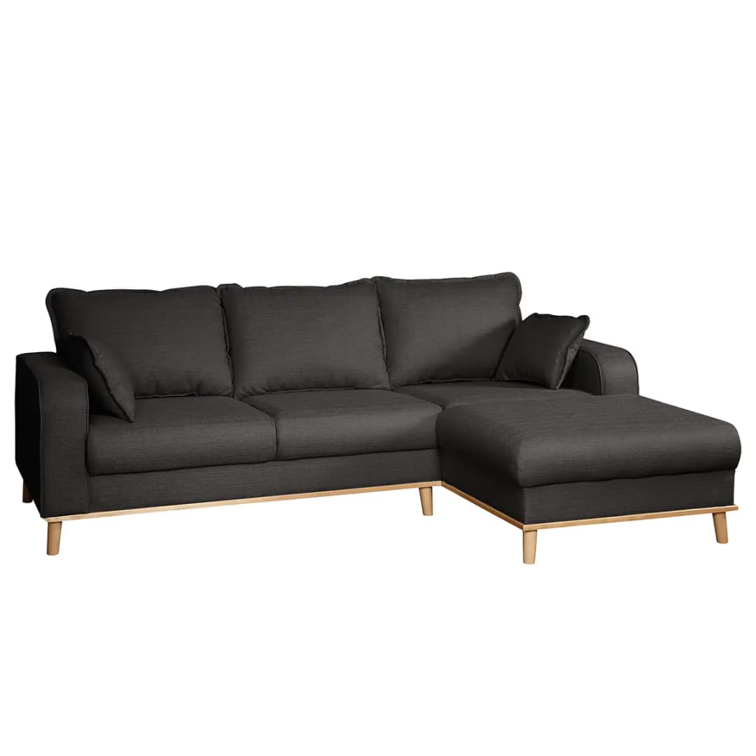 Ecksofa Polia | Grau
