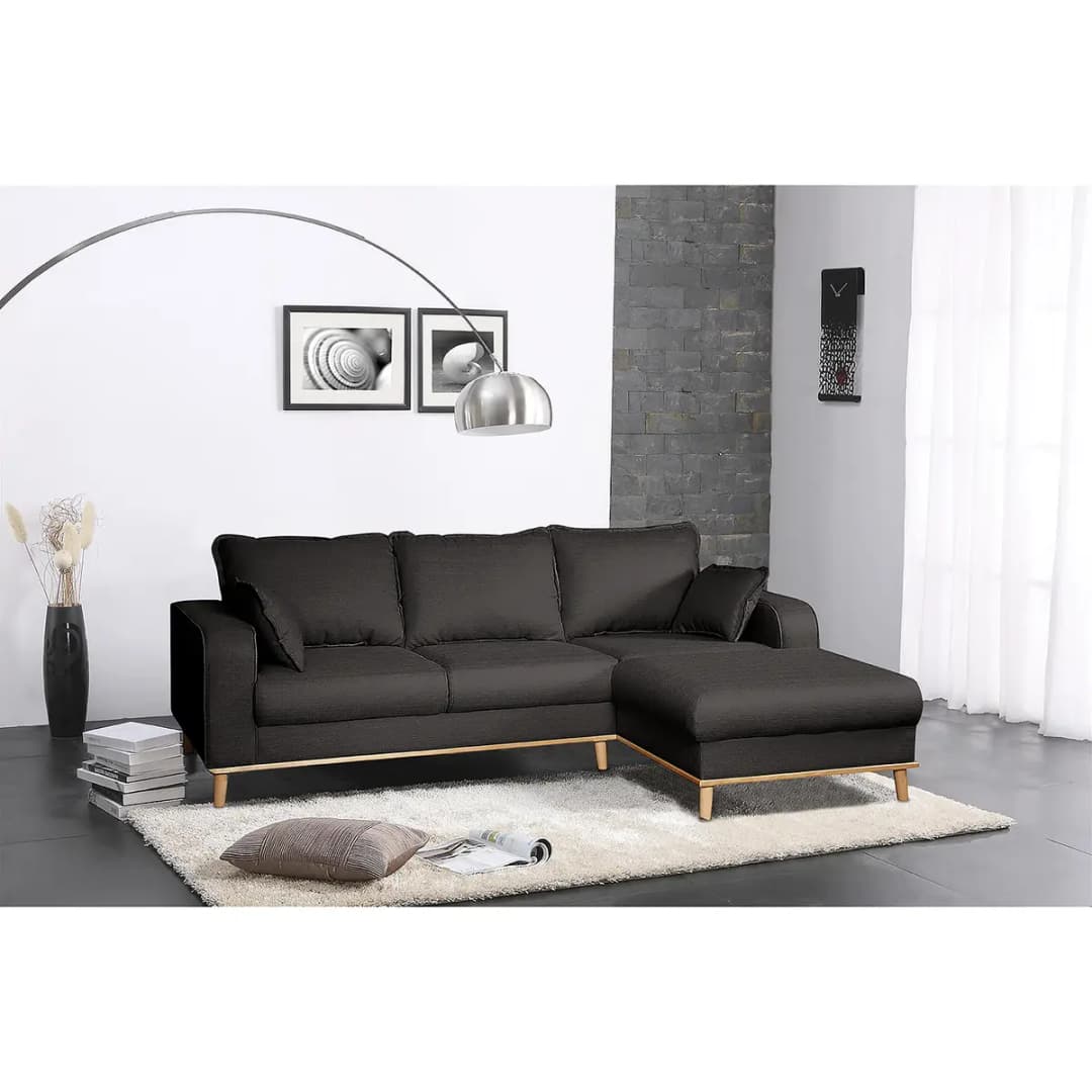 Ecksofa Polia | Grau