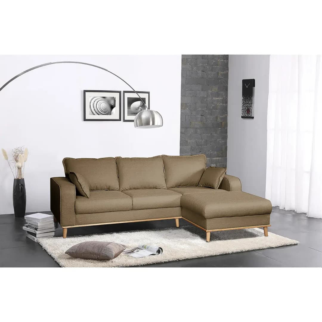 Ecksofa Polia | Braun