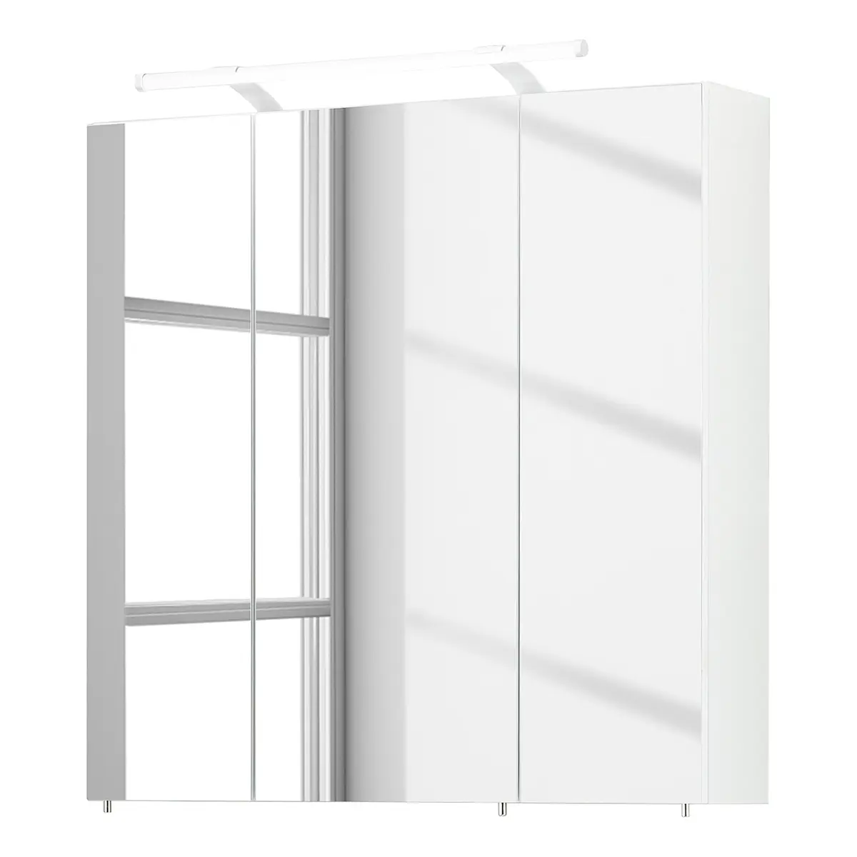 Spiegelschrank I 70cm Weiß | Weiß