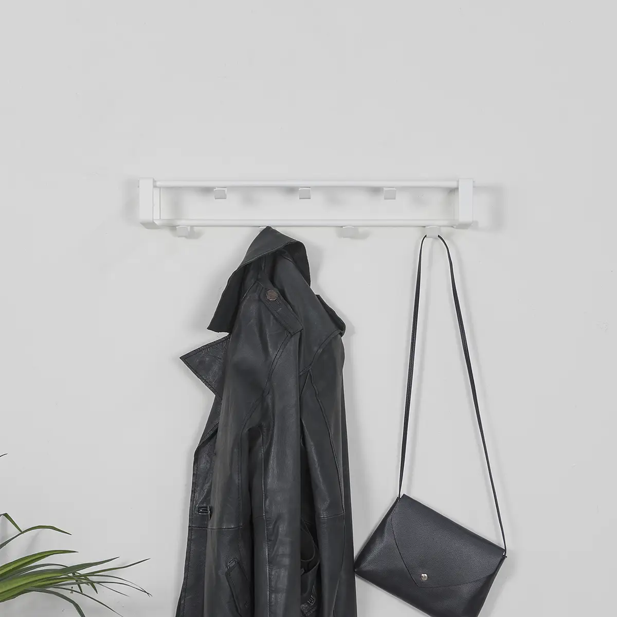 Wandgarderobe Rex Typ A | Weiß