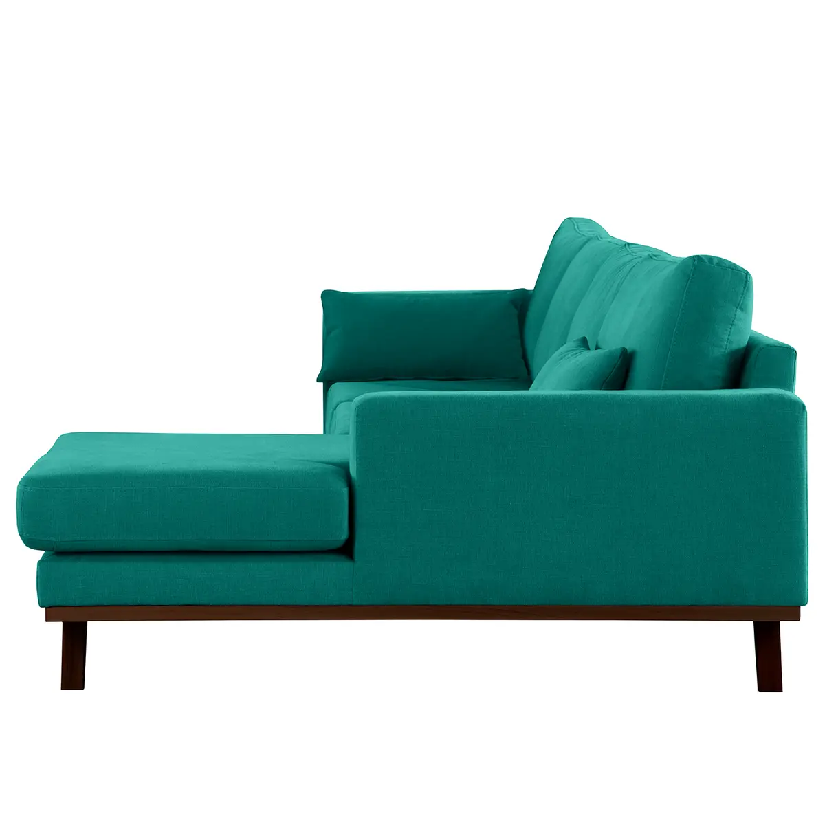 Ecksofa mit Longchair Vele | Blau