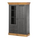 Vitrinenschrank Bergen | Braun