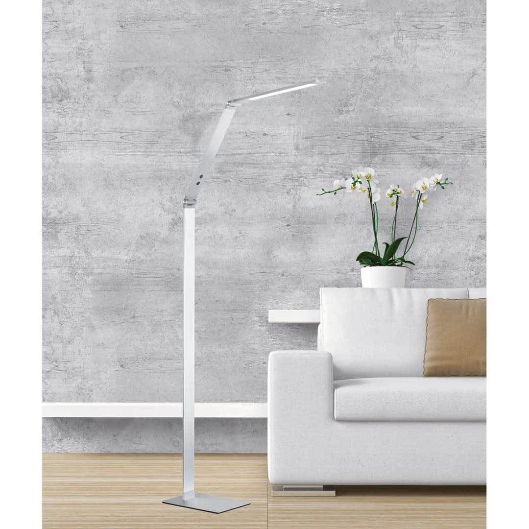 LED-Stehleuchte Geri | Silber