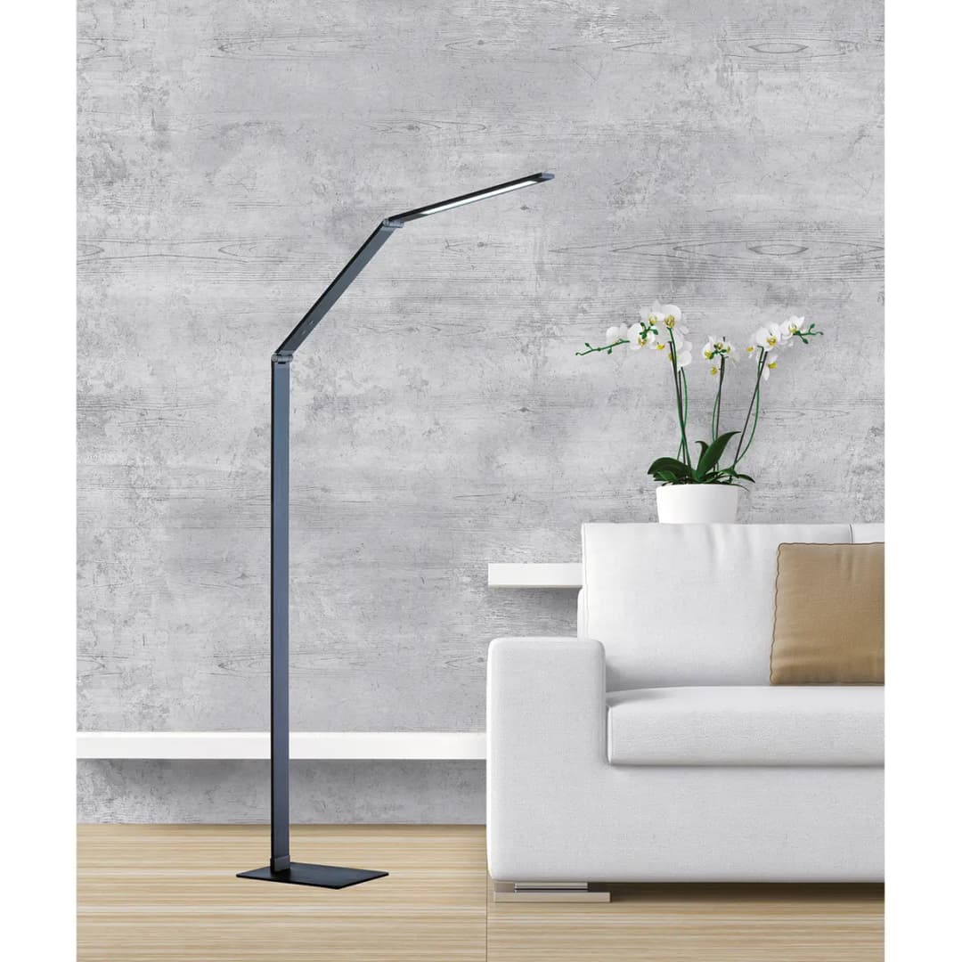 LED-Stehleuchte Geri | Grau