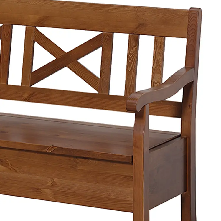 Sitzbank Fjord II 148cm Braun/Bernstein | Braun