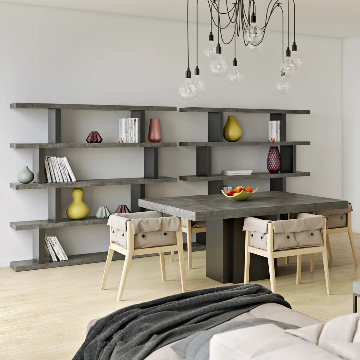 Regal Wabenplatte | Grau