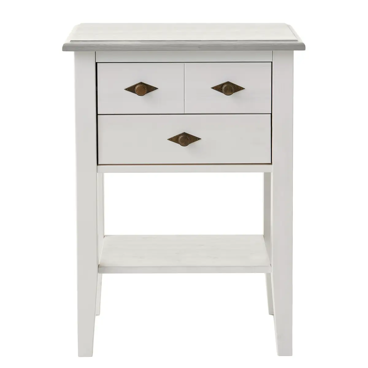 Konsolentisch I 58cm Weiß/Kiefer Weiß | Weiß