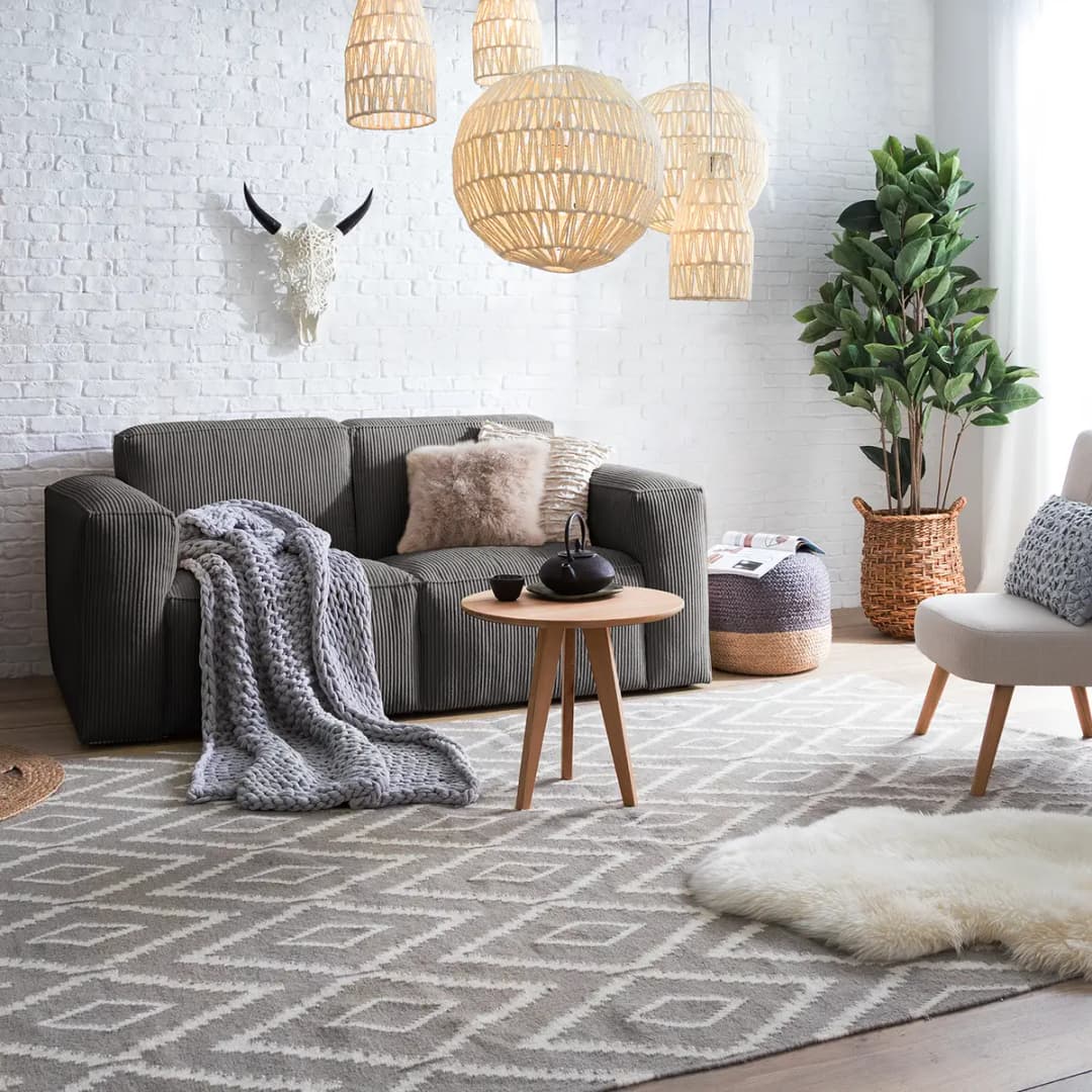 2-Sitzer Sofa Lola | Grau