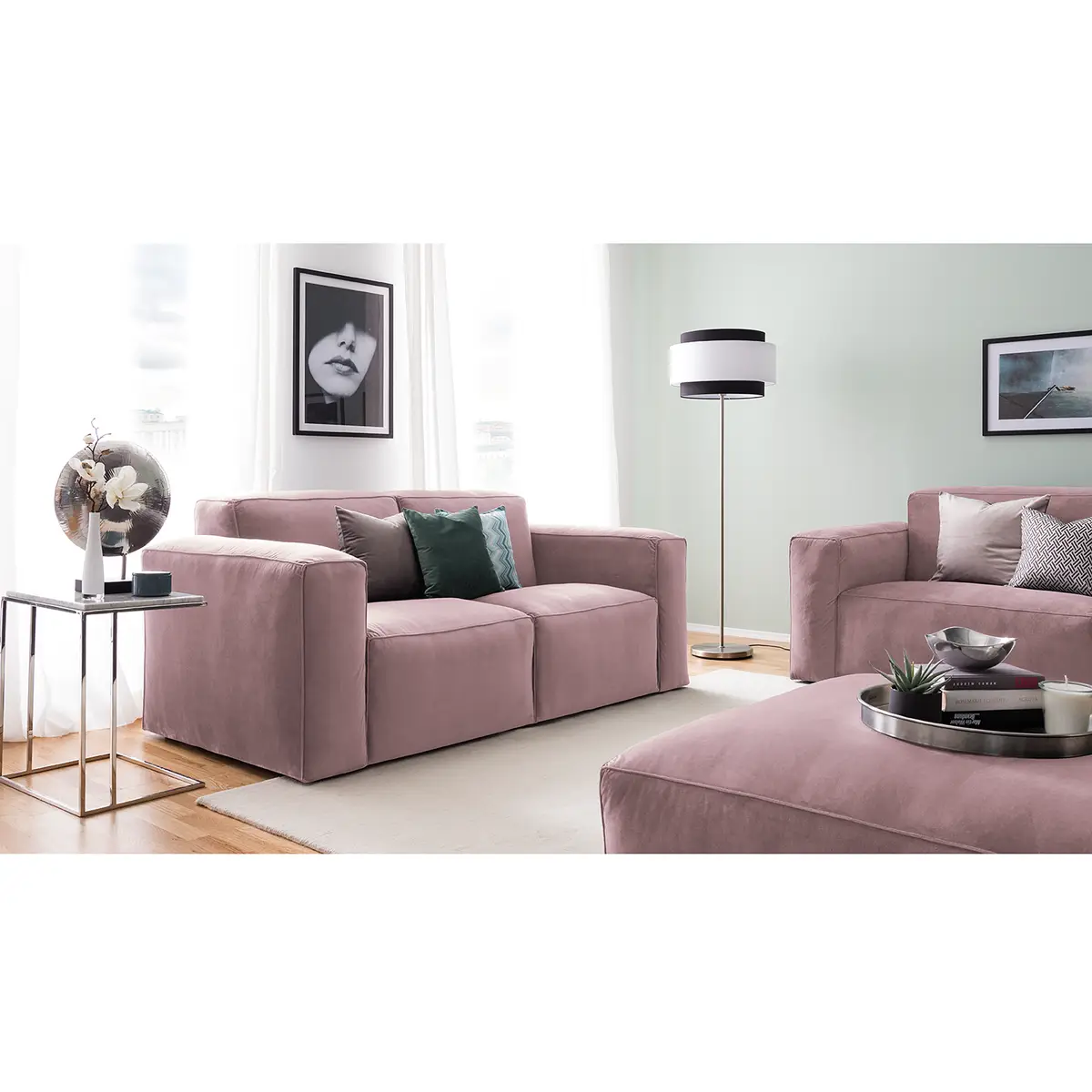 2-Sitzer Sofa Ravi | Lila