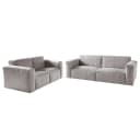 Polstergarnitur Lola | Grau