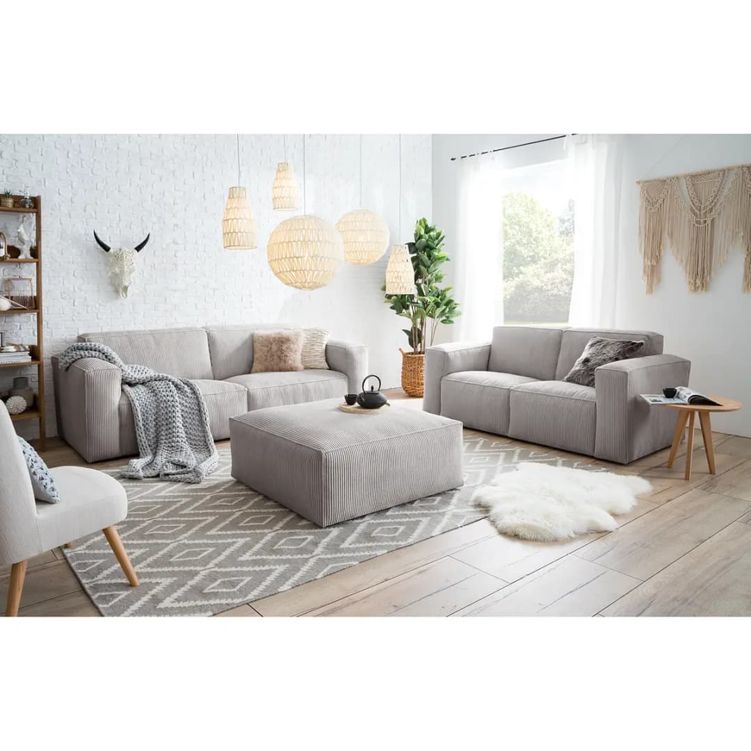 Polstergarnitur Lola | Grau