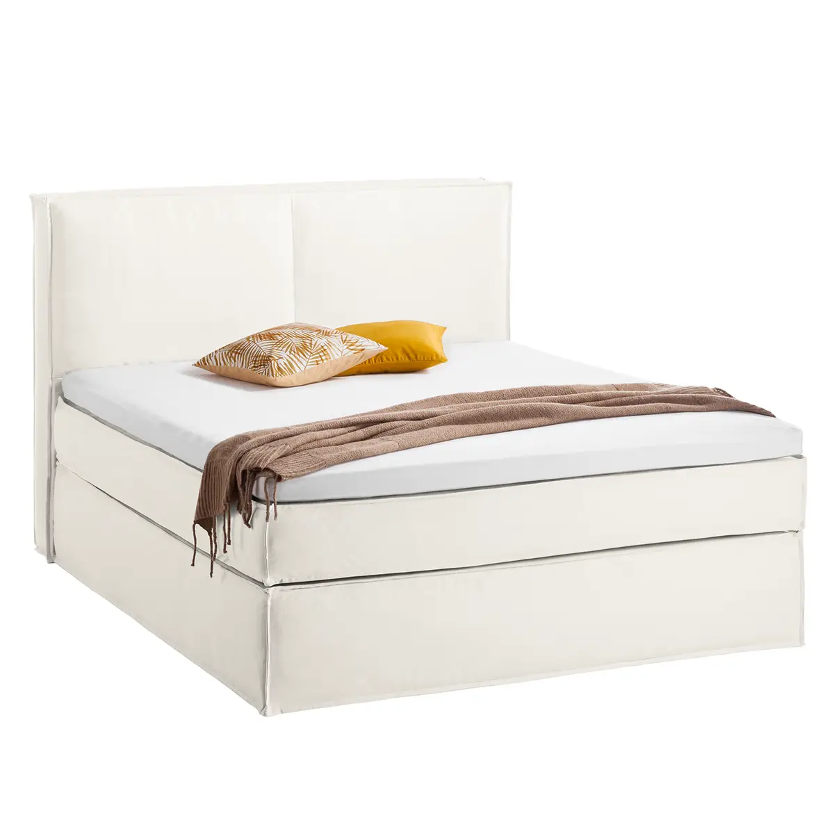 Premium Boxspringbett Kielo | Weiß