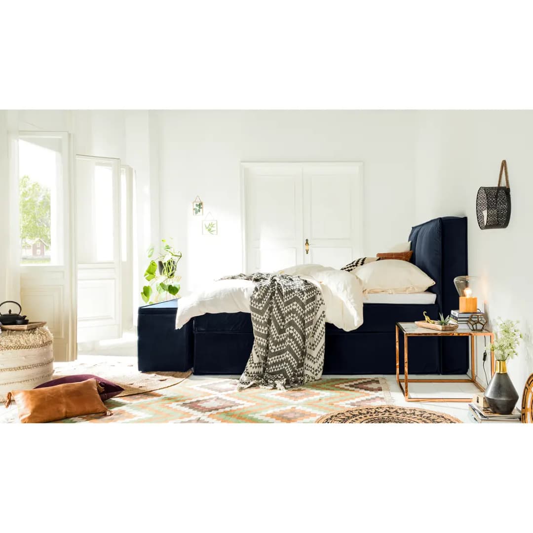 Betttruhe Fraya | Blau