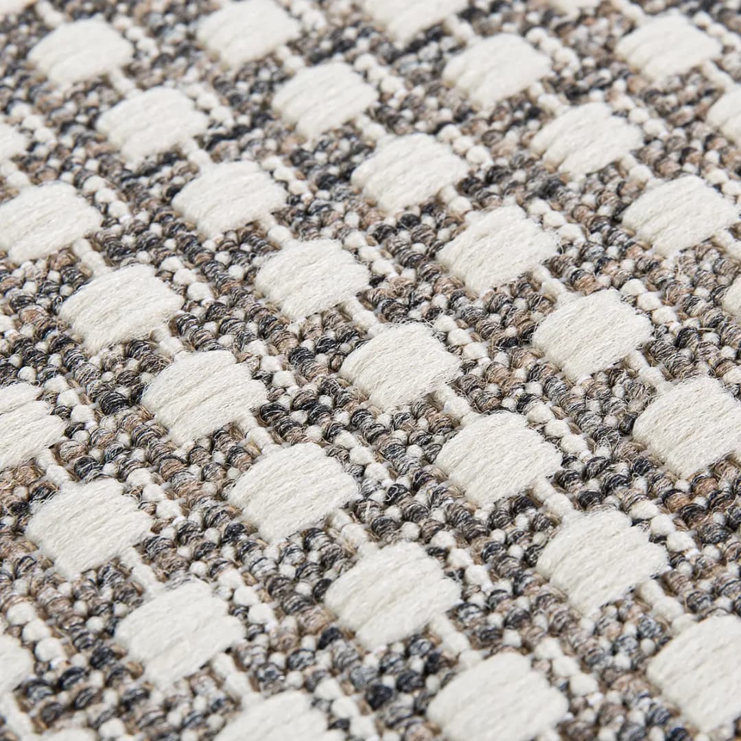 In-/Outdoorteppich Savannah I Beige/Beige Webstoff 120 x 170cm