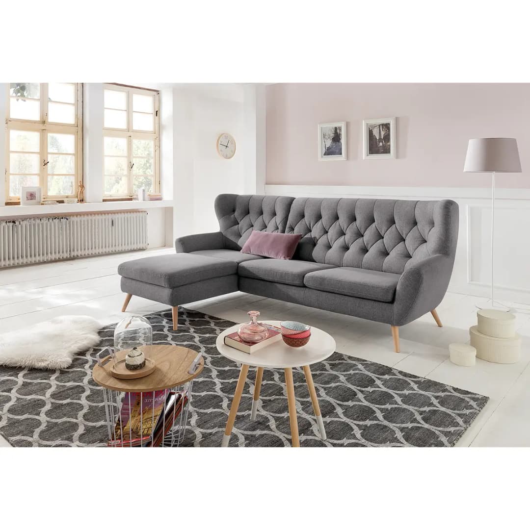 Ecksofa Celaya | Grau