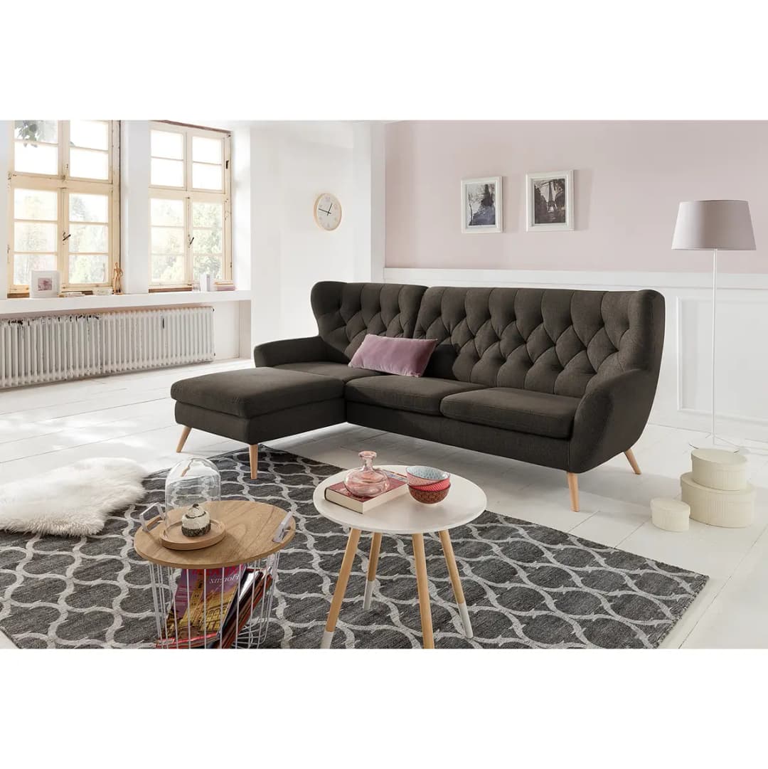 Ecksofa Celaya | Grau