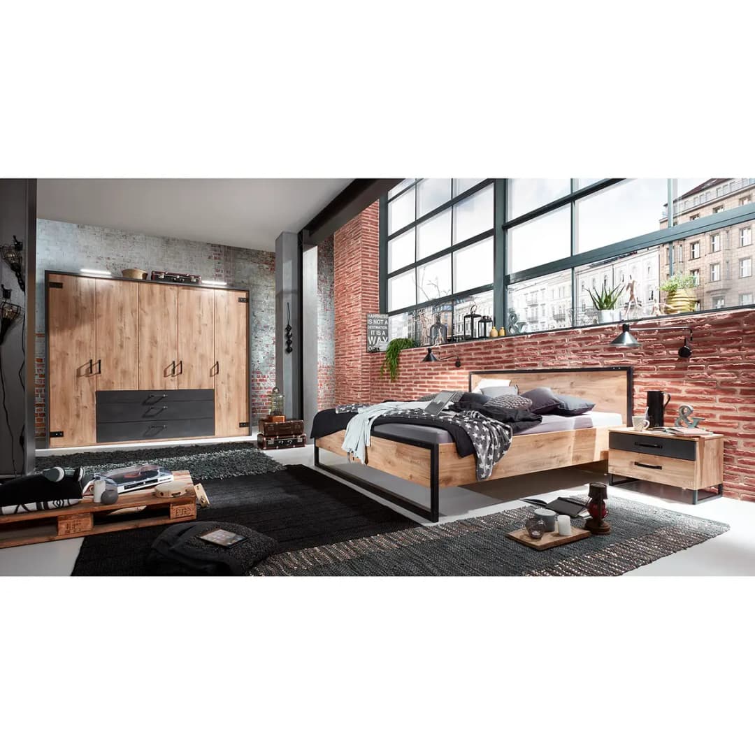Bettgestell Detroit | Braun