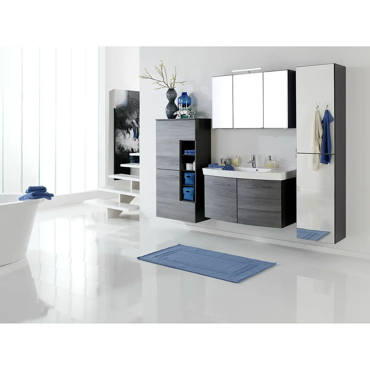 Hochschrank | Grau