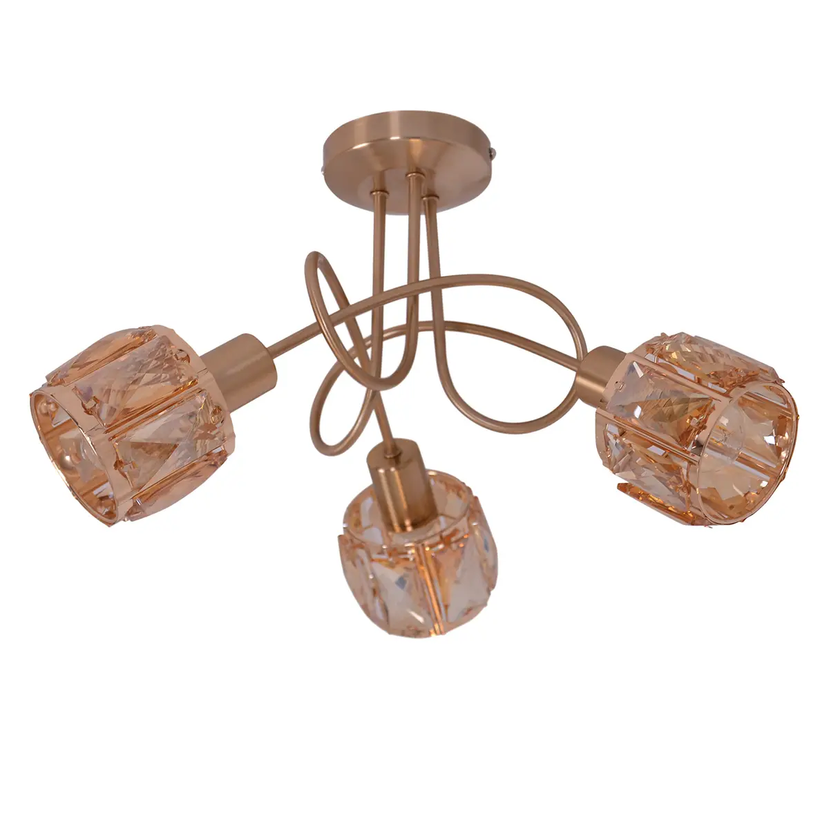 LED-Deckenleuchte Filament | Gold