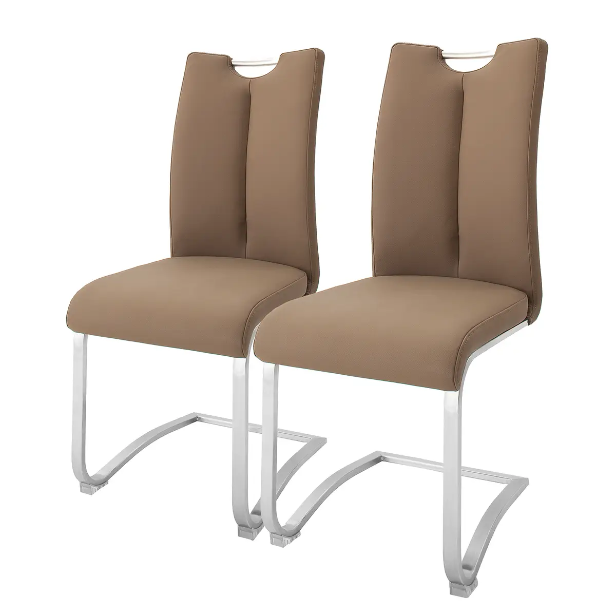 Freischwinger Anamela I 2er-Set | Braun