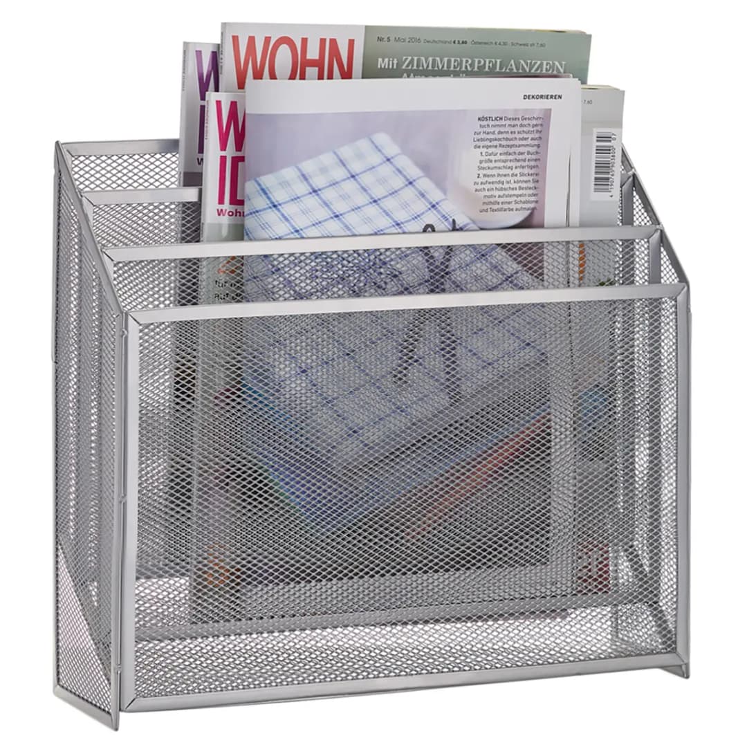 Zeitungsständer Borup | Silber