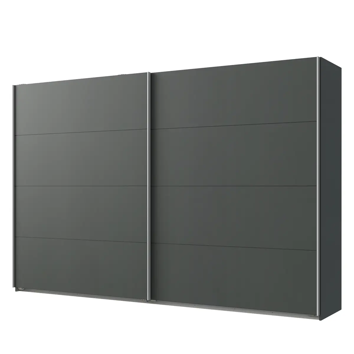 Schwebetürenschrank II | Grau