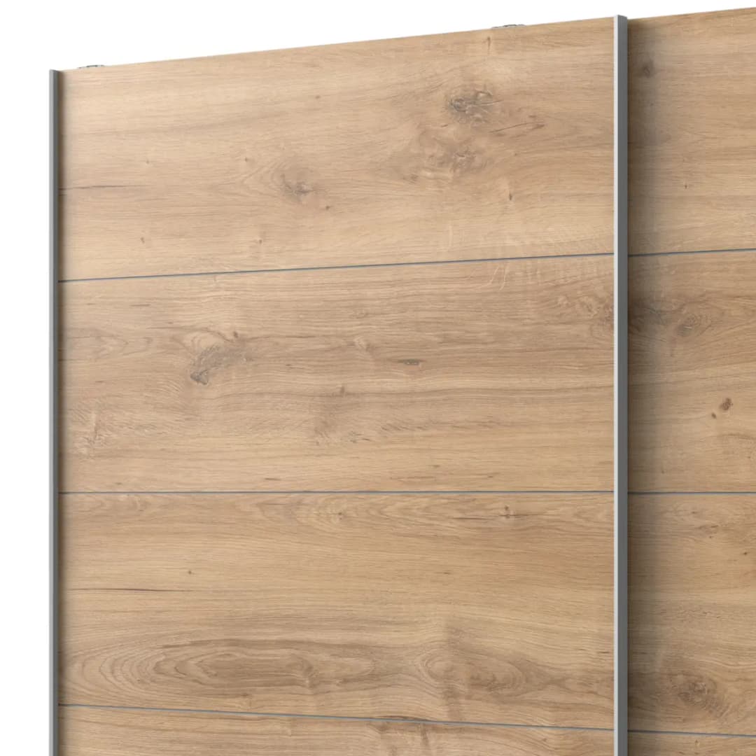 Schwebetürenschrank II | Holztöne