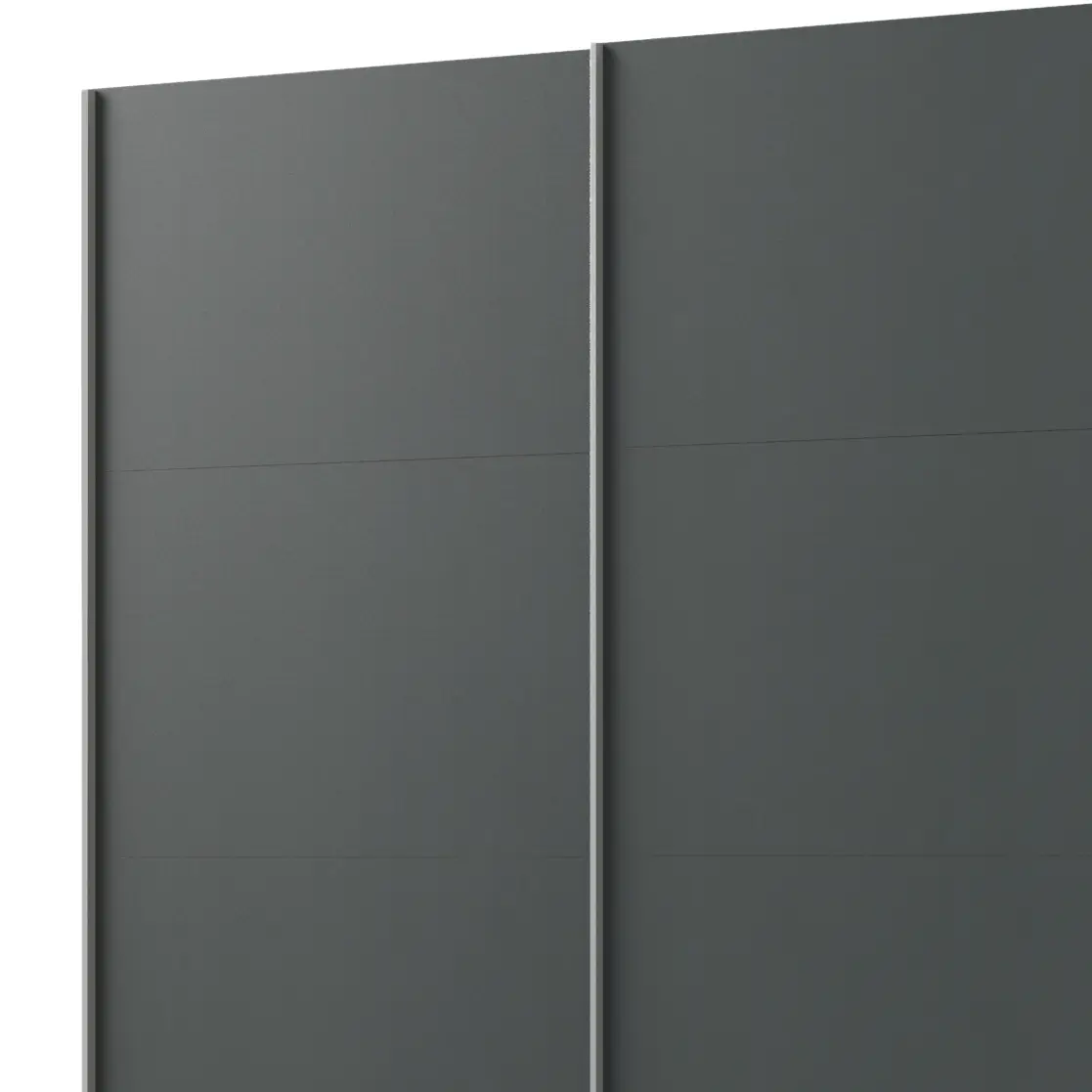 Schwebetürenschrank II | Grau
