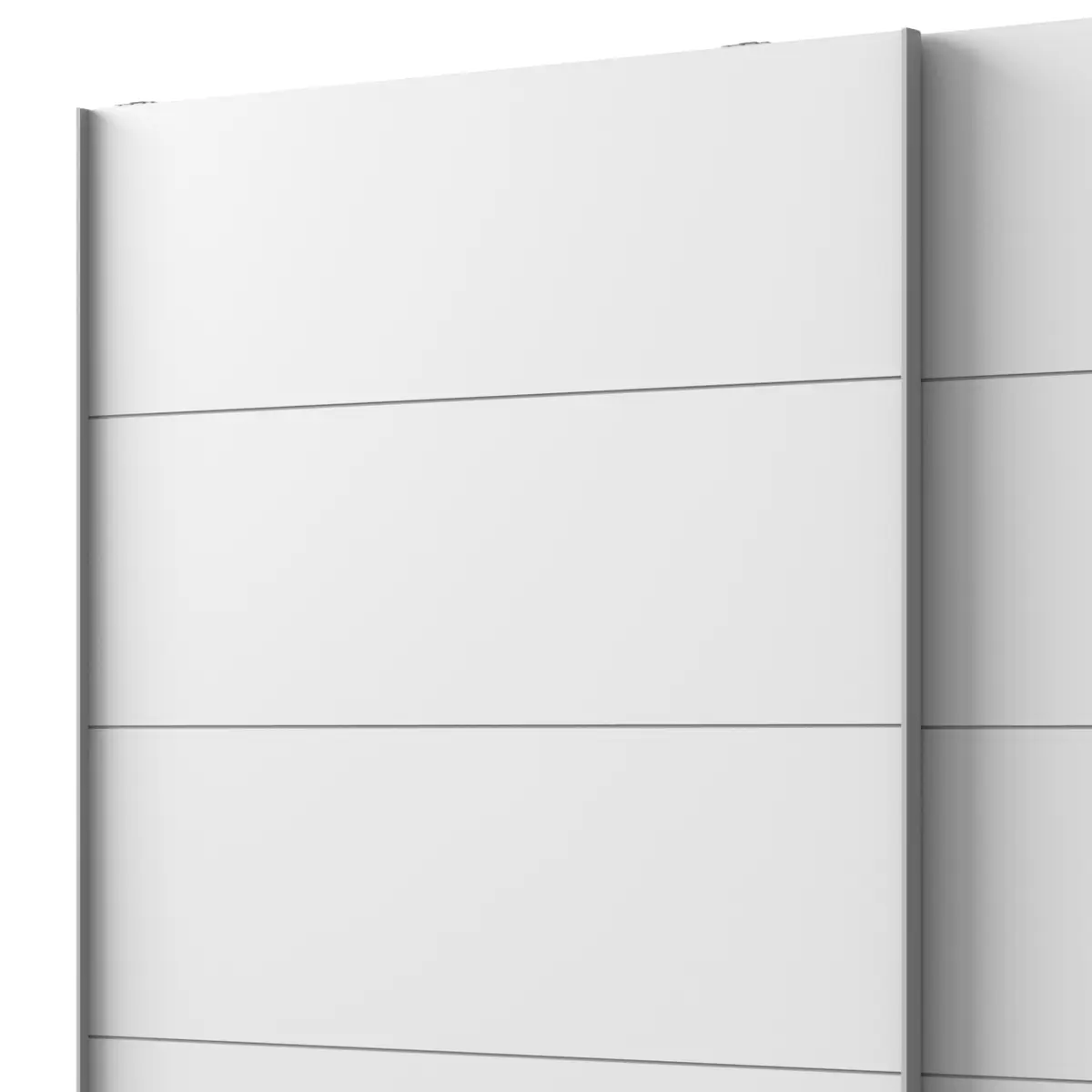 Schwebetürenschrank II 270 x 210cm Weiß/Weiß | Weiß