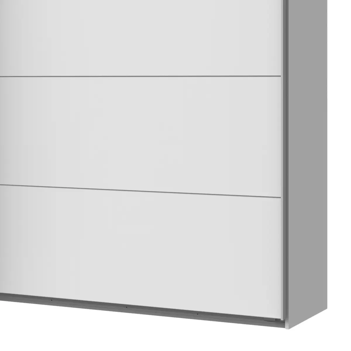 Schwebetürenschrank II 270 x 210cm Weiß/Weiß | Weiß