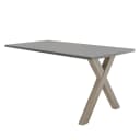 Schreibtisch-Ansatz II 140cm Grau/Eiche/Anthrazit | Grau