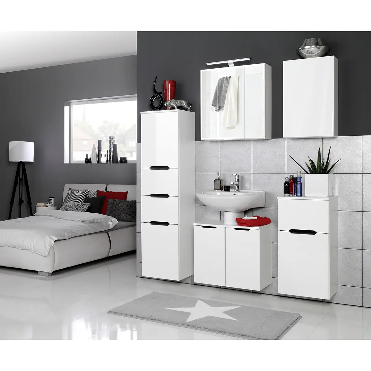 Hängeschrank Belluno | Weiß