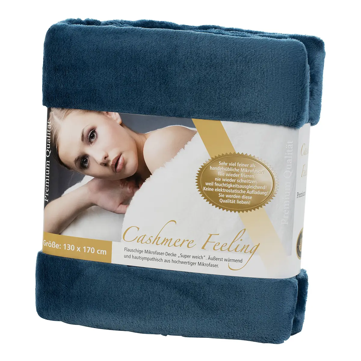 Plaid Premium Cashmere Feeling | Blau