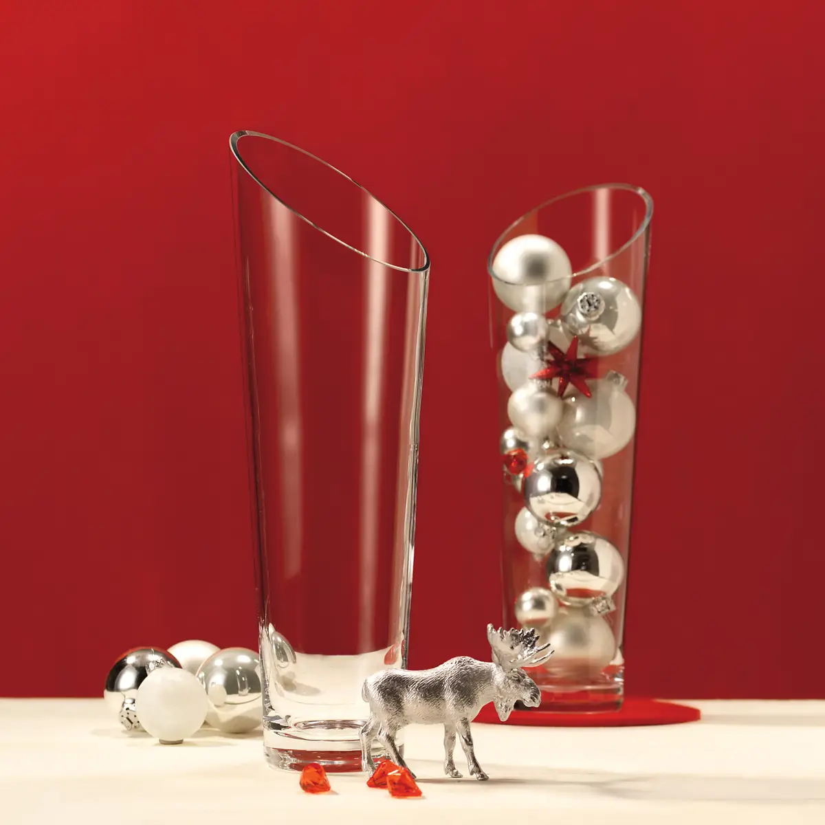 Vase Dynamic 40cm | Transparent