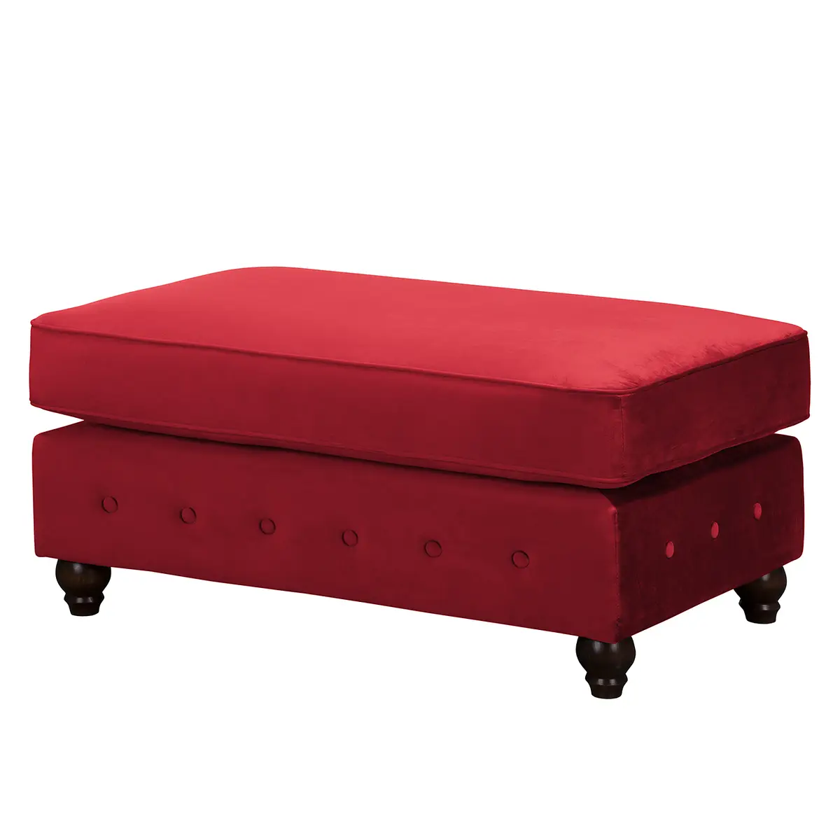 Polsterhocker | Rot