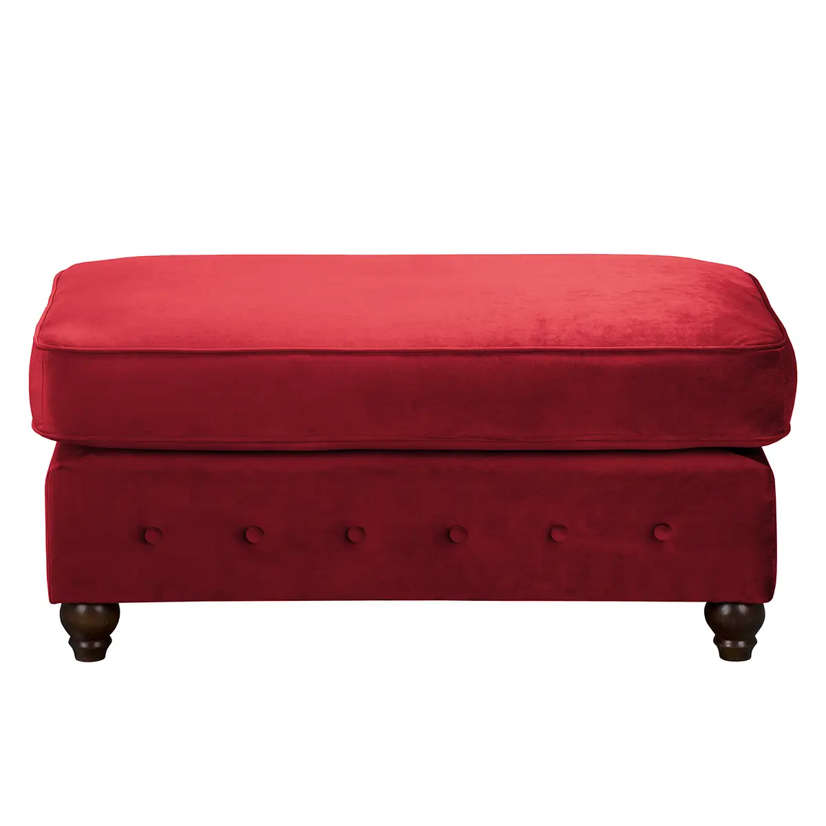 Polsterhocker | Rot