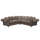 Ecksofa | Braun
