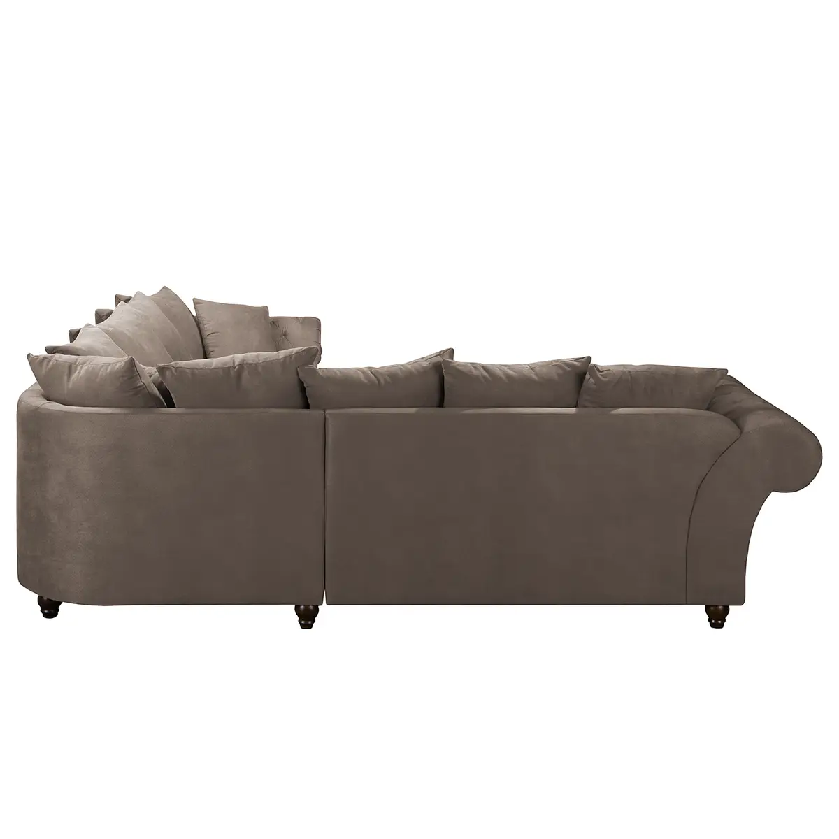 Ecksofa | Braun