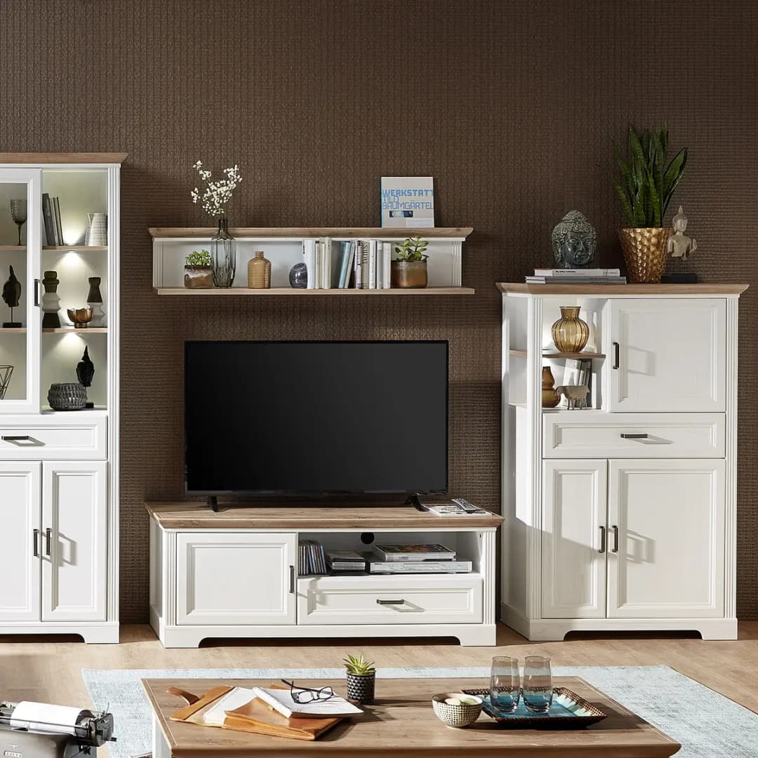 Highboard Jasmund | Weiß
