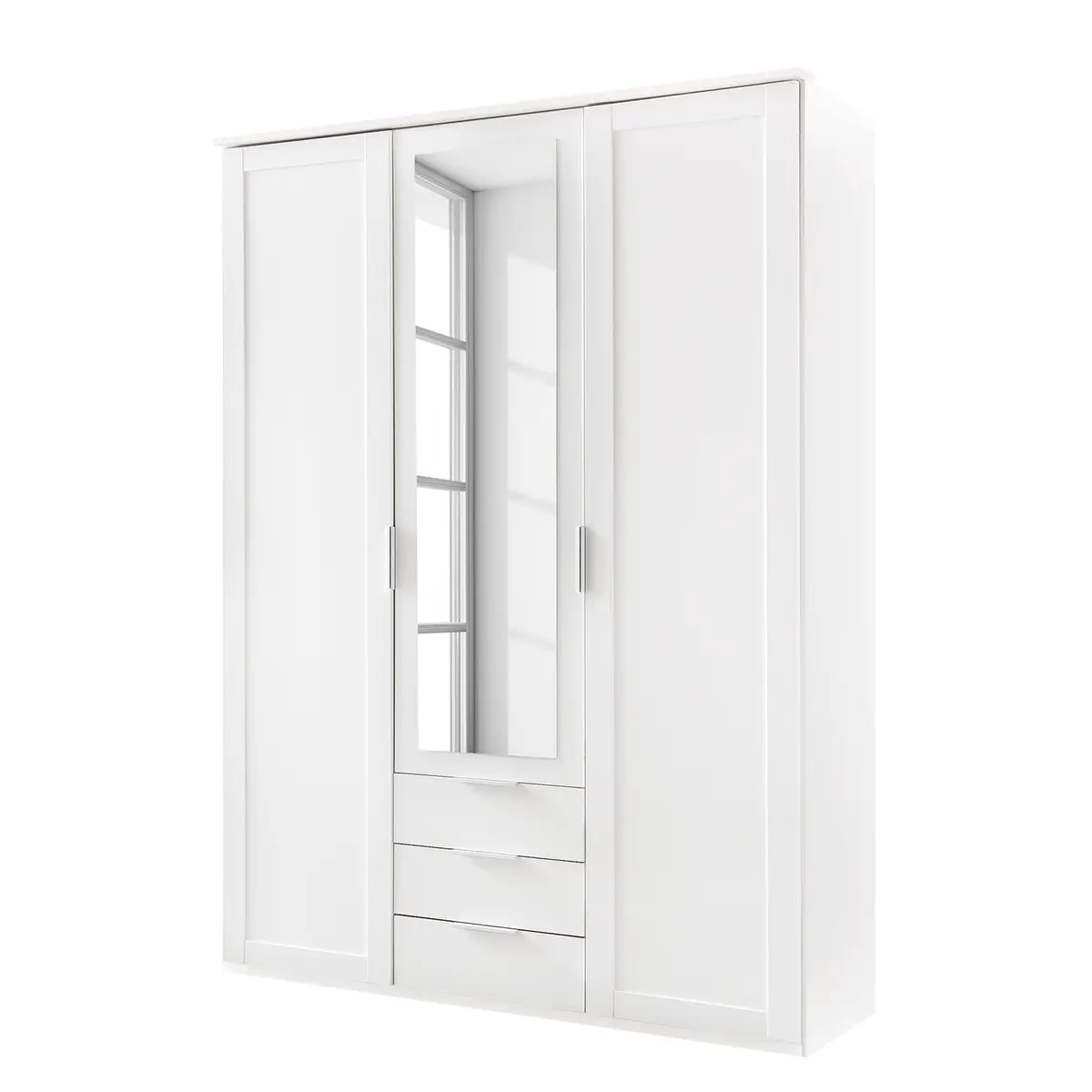 Drehtürenschrank Nadja | Weiß