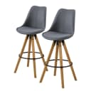 Barstuhl Aledas | Grau